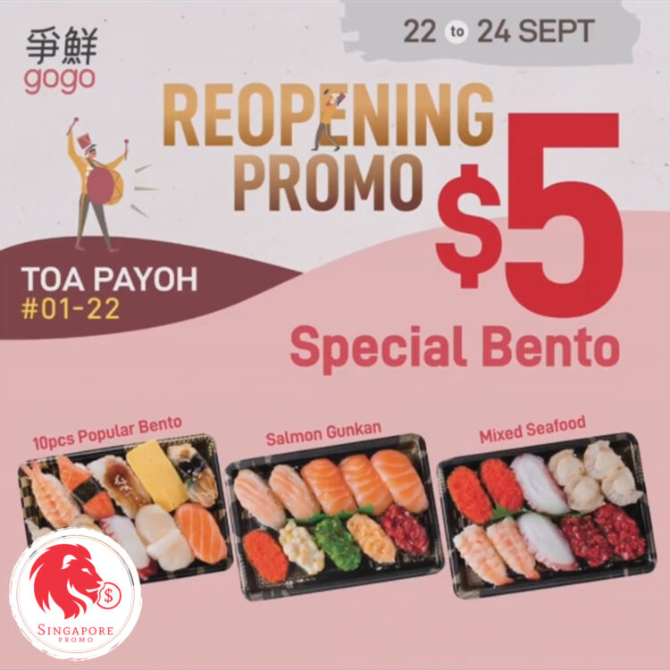 Sushi Express - $5 Special Bento - Singapore Promo