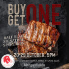 Morganfield's - 1-FOR-1 Half Slab Spare Ribs - Singapore Promo