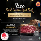 Seoul Garden - FREE Aged Beef - Singapore Promo
