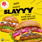 Burgs - 50% Off All Burgers - Singapore Promo