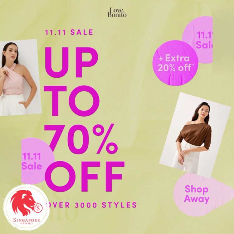 Love Bonito - UP TO 70% OFF Love Bonito - Singapore Promo