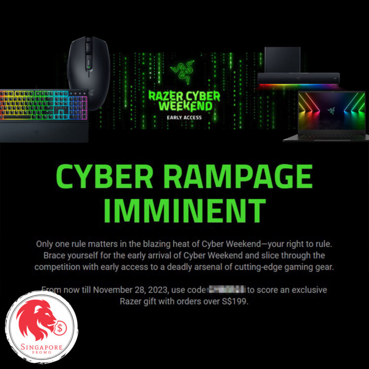 Razer - UP TO 55% OFF Gaming Peripherals and Laptops - Singapore Promo