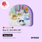 Crocs - Buy 2 Get 40% OFF Crocs - Singapore Promo