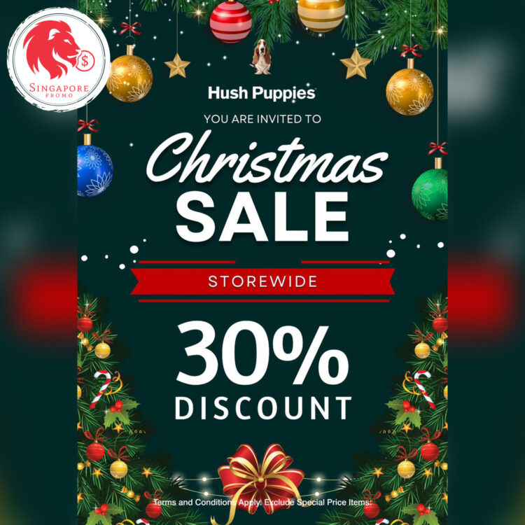 Hush Puppies - 30% OFF Storewide - Singapore Promo