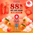 LiHO - 88% OFF Second Drink - Singapore Promo