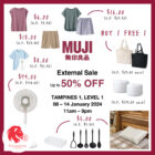MUJI - 50% OFF Selected MUJI Items - Singapore Promo
