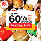 McDonald's - UP TO 60% OFF Super Saver Deal - Singapore Promo