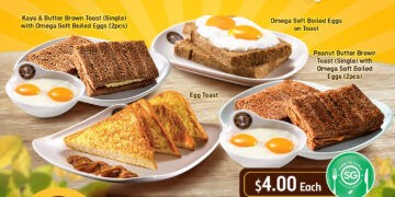 OLDTOWN - $4 Egglicious Toasts - Singapore Promo