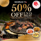 Seorae - 50% Off Second Meat - Singapore Promo