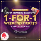 Shaw Theatre - 1-FOR-1 Weekend Tickets - Singapore Promo