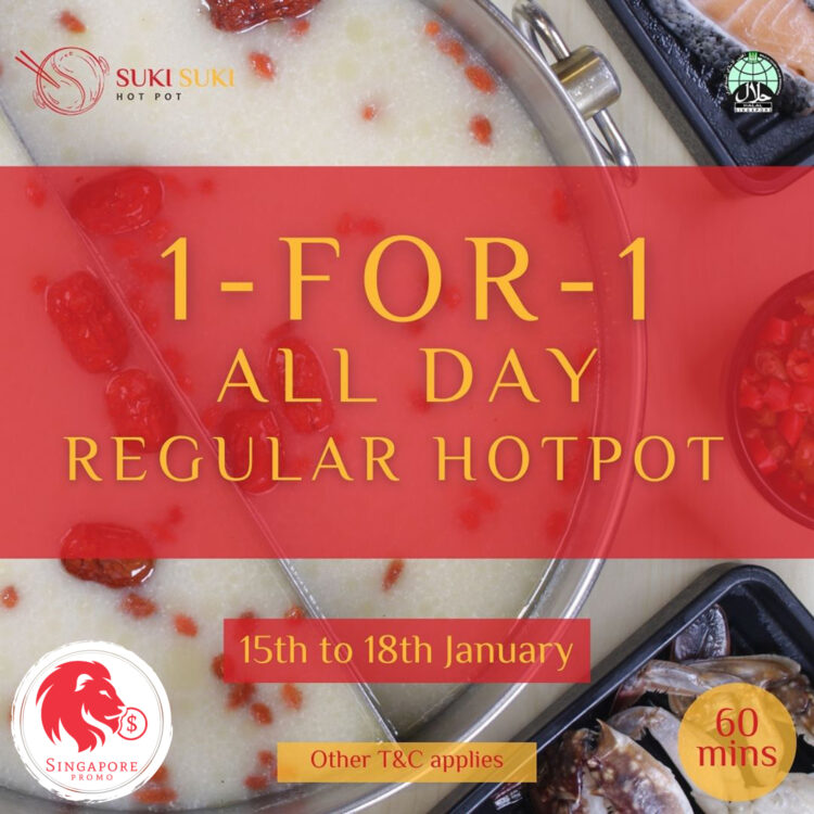 Suki-Suki Thai Hot Pot - 1-for-1 Hotpot Special - Singapore Promo