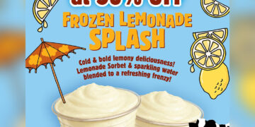 Ben & Jerry's - 50% OFF Second Frozen Lemondae Splash - Singapore Promo