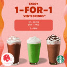 Starbucks - 1-for-1 Venti Drinks - Singapore Promo