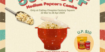 Cathay Cineplex - 50% OFF Medium Popcorn - Singapore Promo