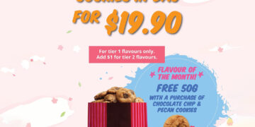 Famous Amos - FREE 50g Extra Chocolate Chip and Pecan - Singapore Promo