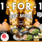 Fire Ramen & Izakaya by Menbaka - 1-FOR-1 Set Meal - Singapore Promo