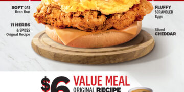 KFC - $6 OFF Original Recipe Riser & Egg Meal - Singapore Promo