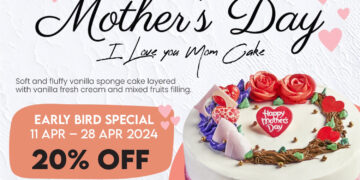 PrimaDéli - 20% OFF Mother's Day Cake - Singapore Promo