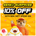 Genki Sushi - 10% OFF Genki Surprise - Singapore Promo