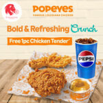 Popeyes - FREE 1pc Chicken Tender - Singapore Promo