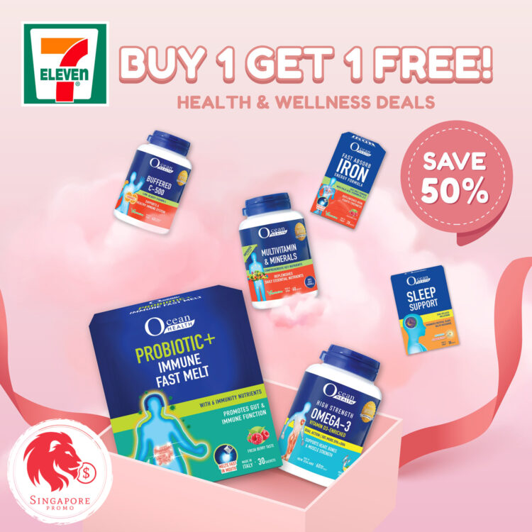 7-Eleven - Buy 1 Get 1 FREE Vitamins & Supplements - Singapore Promo