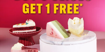 Cat & the Fiddle Cakes - Buy 3 Slices Get 1 FREE - Singapore Promo