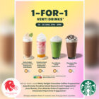 Starbucks - 1-FOR-1 Venti Drinks - Singapore Promo