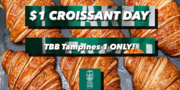 Tiong Bahru Bakery - $1 Croissant - Singapore Promo