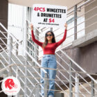 4 Fingers - $4 4pcs Wingettes & Drumettes - Singapore Promo