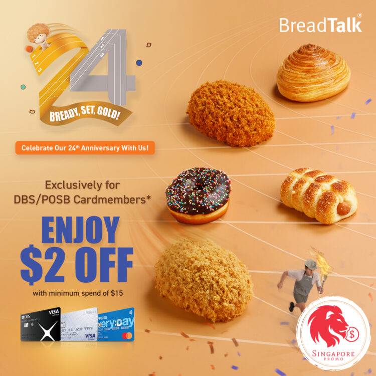 BreadTalk - $2 off BreadTalk - Singapore Promo