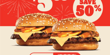 Burger King - 1-FOR-1 Single Mushroom Swiss - Singapore Promo