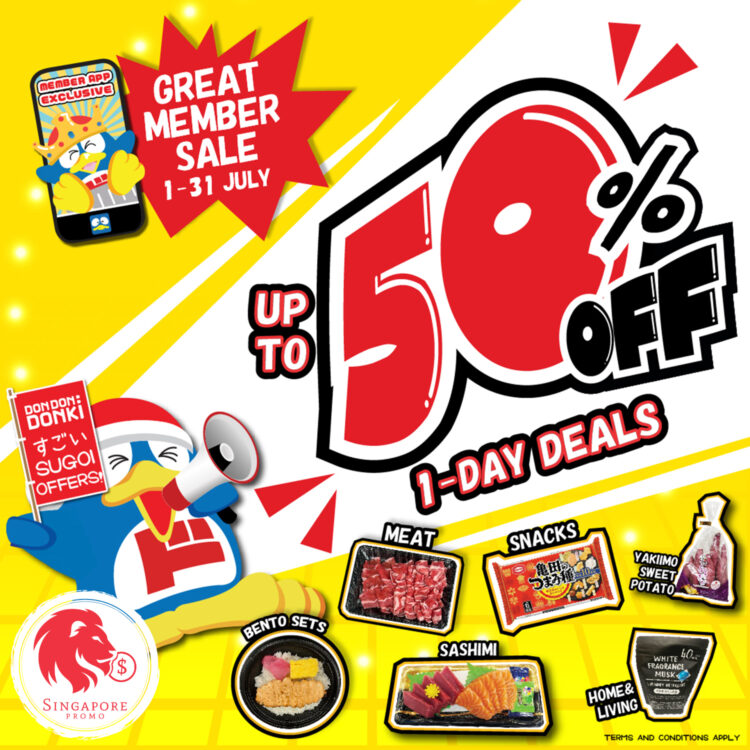 DON DON DONKI - UP TO 50% OFF Member Sale - Singapore Promo