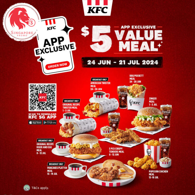 KFC - $5+ Value Meal - Singapore Promo