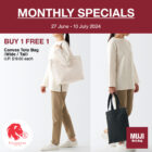 MUJI - Buy 1 Get 1 Canvas Tote Bag - Singapore Promo