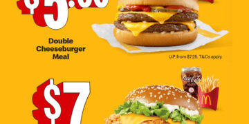 McDonald's - $5.50 Double Cheeseburger Meal _ $7 McSpicy with Cheese Meal - Singapore Promo
