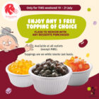 Nine Fresh - FREE Topping - Singapore Promo