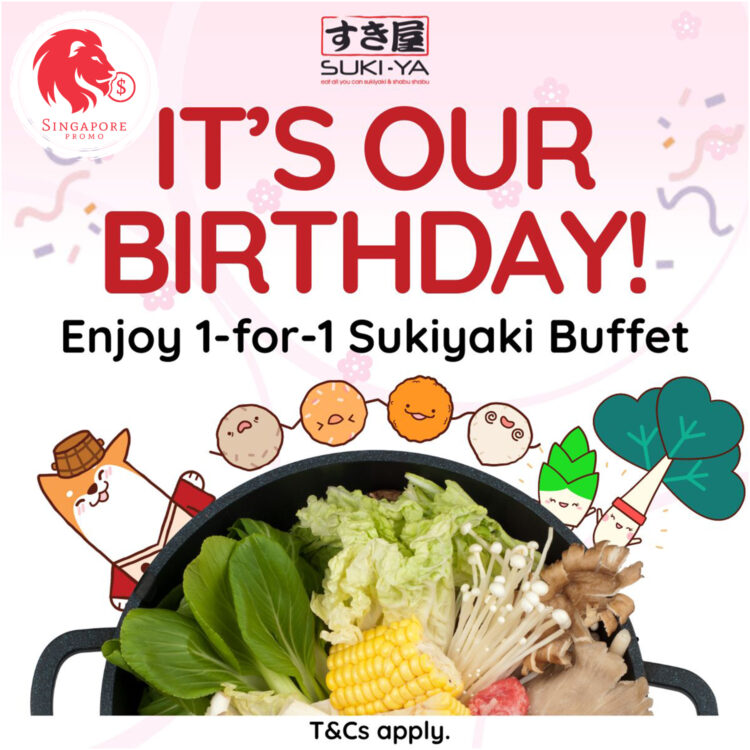 Suki-Ya - 1-FOR-1 Sukiyaki Buffet - Singapore Promo
