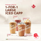 Tim Hortons - 1-FOR-1 Large Iced Capp - Singapore Promo