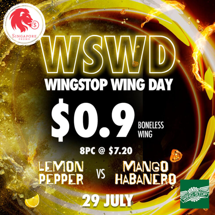 Wingstop - $0.9 Boneless Wing - Singapore Promo