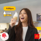 McDonald's - 50 Cents Vanilla Cone - Singapore Promo