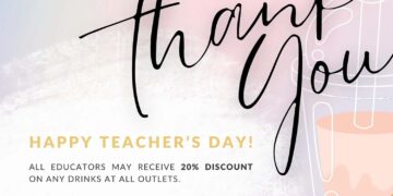 No 17Tea - 20% Off All Educators - Singapore Promo