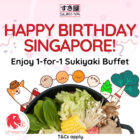 Suki-Ya - 1-FOR-1 Regular Lunch Buffet - Singapore Promo