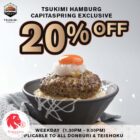 Tsukimi Hamburg - 20% OFF Donburi & Teishoku - Singapore Promo