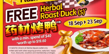 Dian Xiao Er - FREE Herbal Roast Duck - Singapore Promo