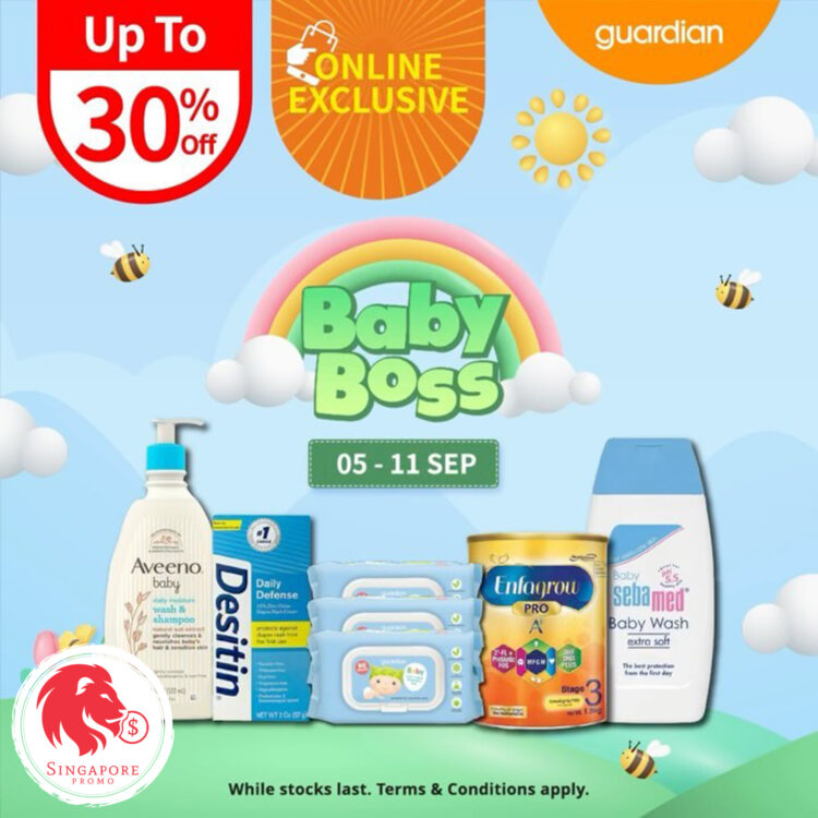 Guardian - UP TO 30% OFF Baby Essentials - Singapore Promo