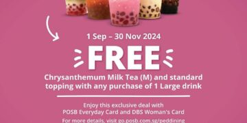 Playmade - FREE Chrysanthemum Milk Tea - Singapore Promo