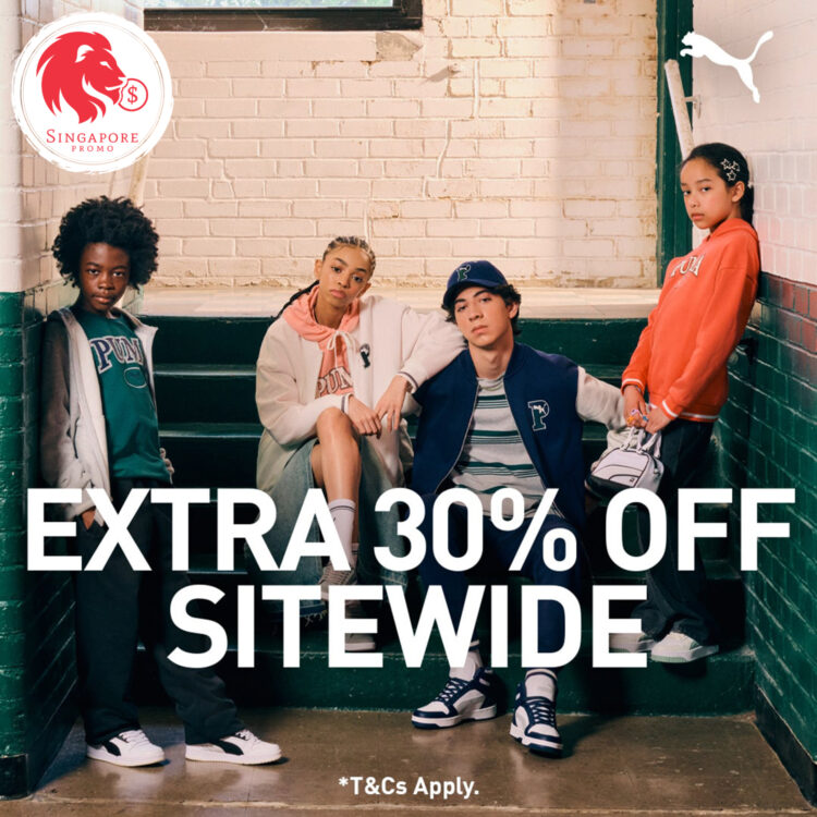 Puma - Extra 30% OFF Sitewide - Singapore Promo