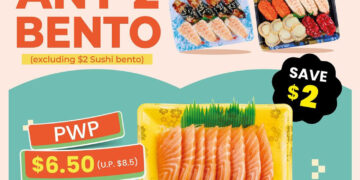 Sushi Express - $6.50 Salmon Sashimi - Singapore Promo