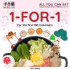 Suki-Ya - 1-FOR-1 Lunch Buffet - Singapore Promo