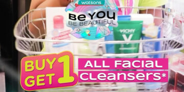 Watsons - Buy 1 Get FREE 1 ALL Facial Cleansers - Singapore Promo